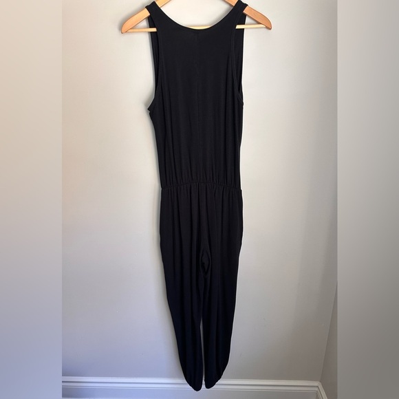 Smash + Tess x Hilary Duff Black Knit Romper | Effortless Everyday Chic Jumpsuit - Picture 4 of 7